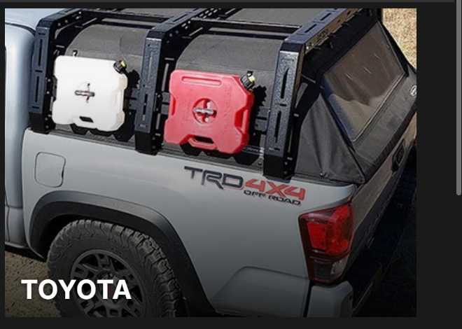 Toyota TRD 4x4 with Softopper Canvas Cage Bed Rack