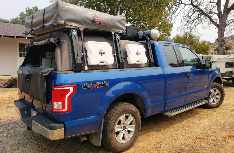 Softopper Compatible Ford F150 Canvas Cage Bed Rack