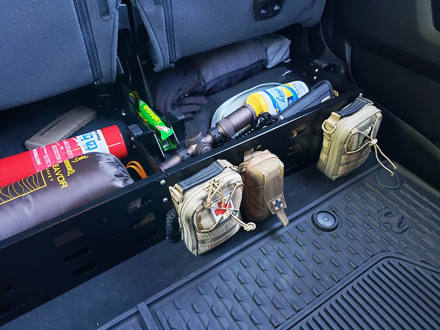 Dodge Ram under seat  Molle storage