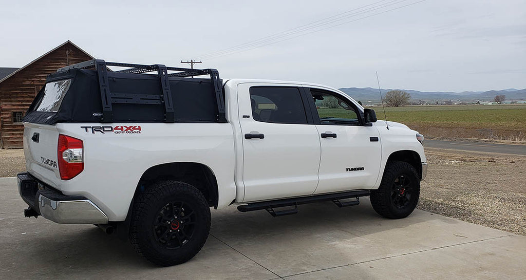 Toyota Tundra Canvas cage Softopper bed rack