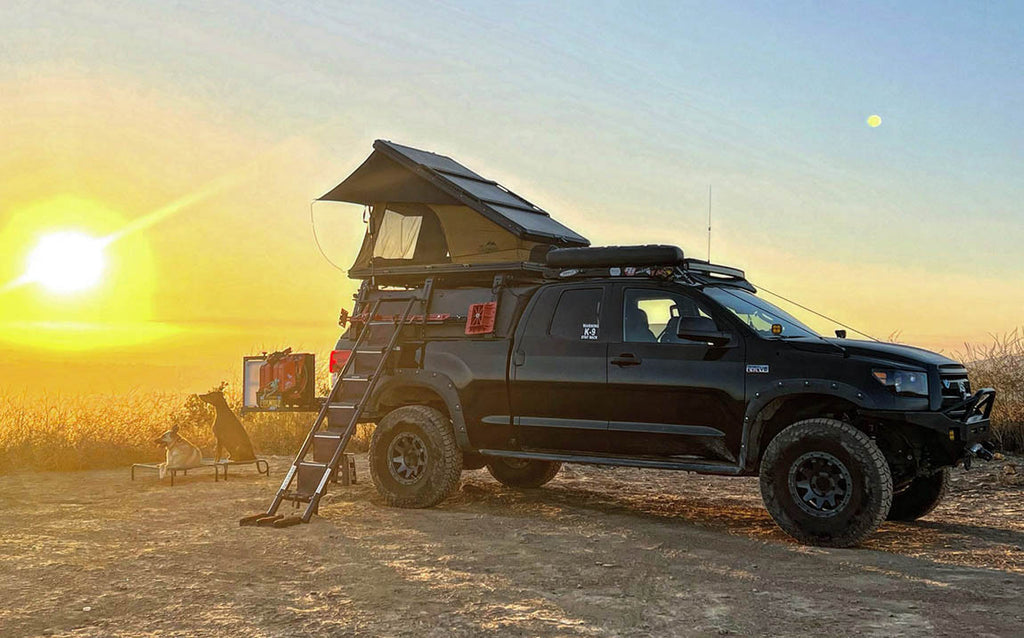 Toyota Tundra Canvas cage Softopper bed rack