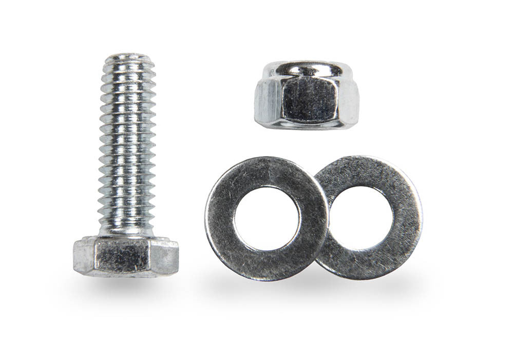 Bed rack bolt kit, clear zinc finish