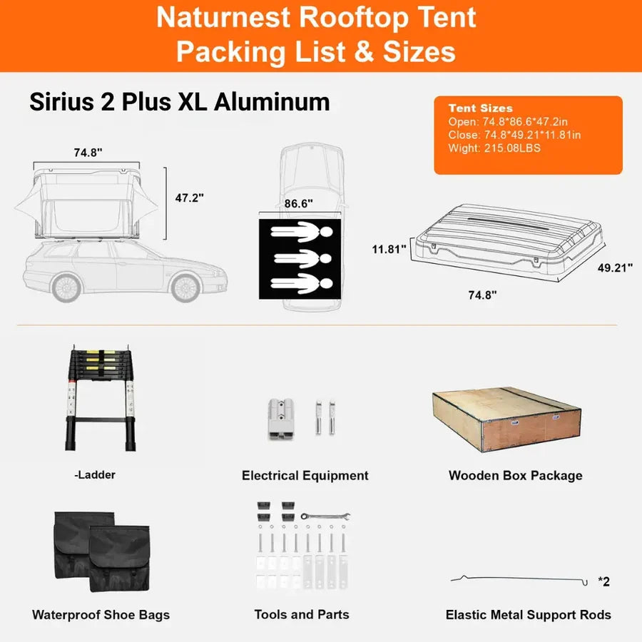 Naturnest Sirius 2 XL Aluminum