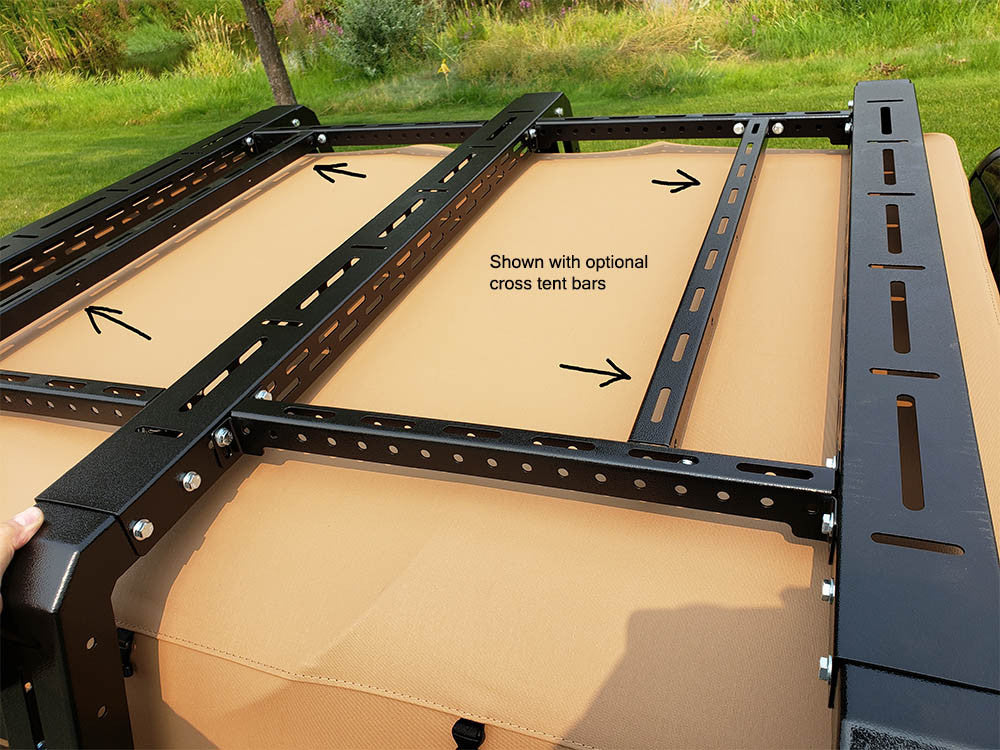 Ford Ranger Canvas Cage Bed Rack for Softopper