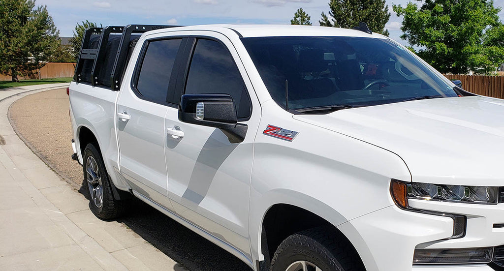 Chevy Silverado Canvas cage bed rack