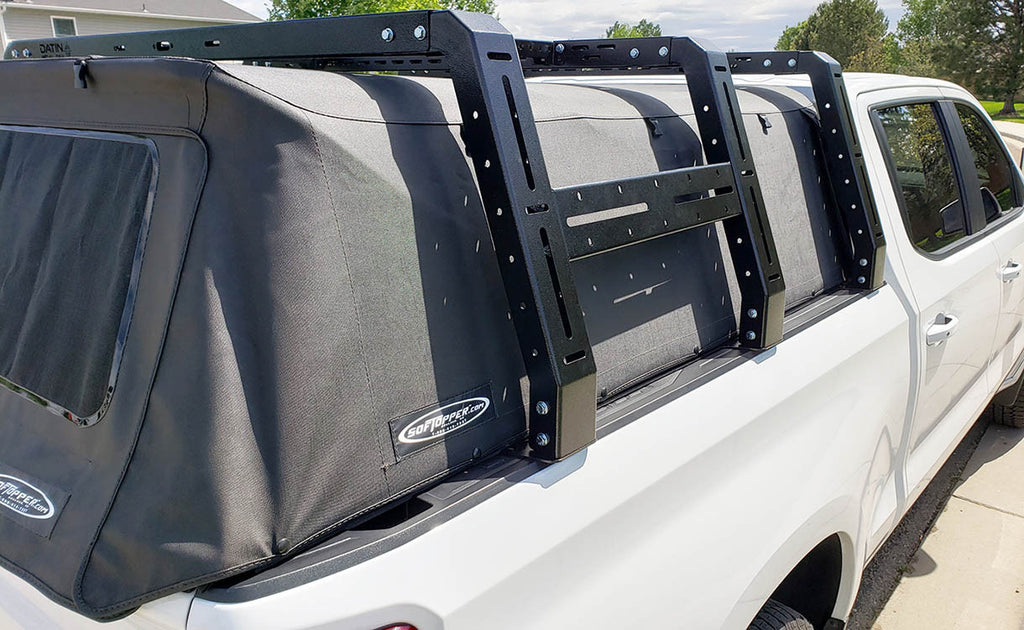 Chevy Silverado Canvas cage bed rack