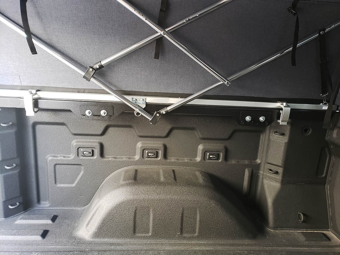 Chevy Silverado Canvas cage bed rack