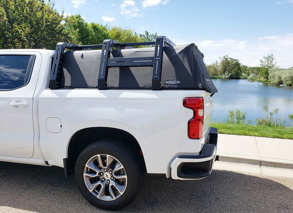Chevy Silverado Canvas cage bed rack