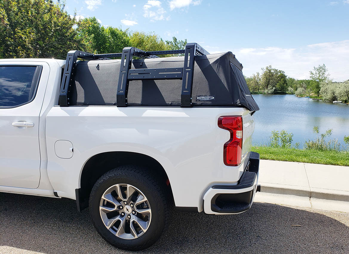 Chevy Silverado Canvas cage bed rack