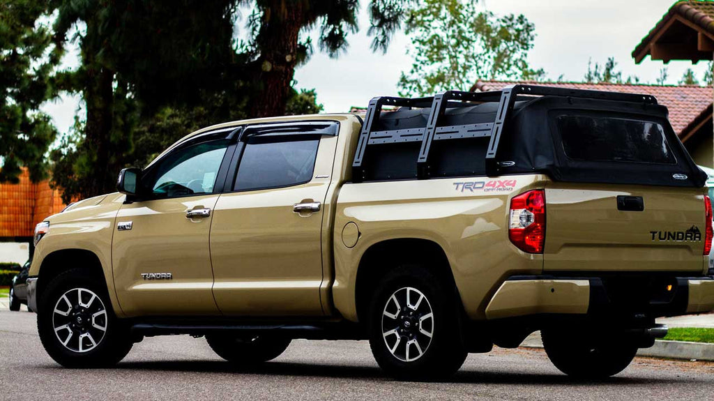 Toyota Tundra Canvas cage Softopper bed rack