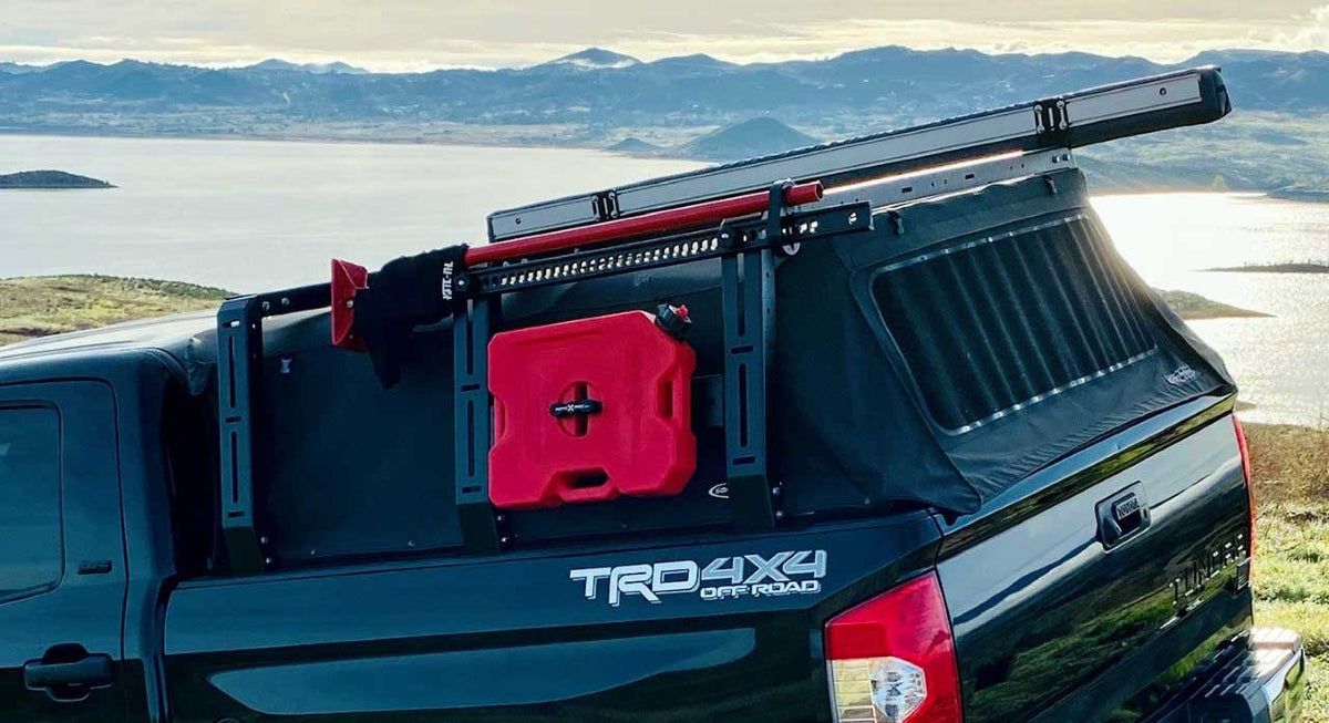 Toyota Tundra Canvas cage Softopper bed rack